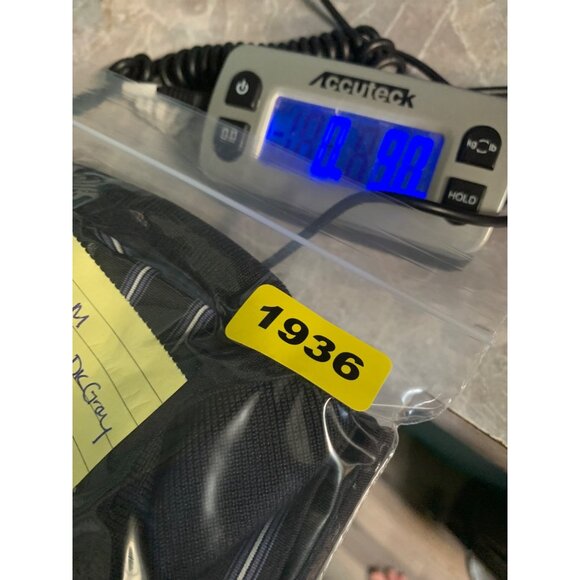 Nike Dry Fit Golf Men’s Medium Dark Gray Striped Short Sleeve Polo Shirt - Picture 4 of 4